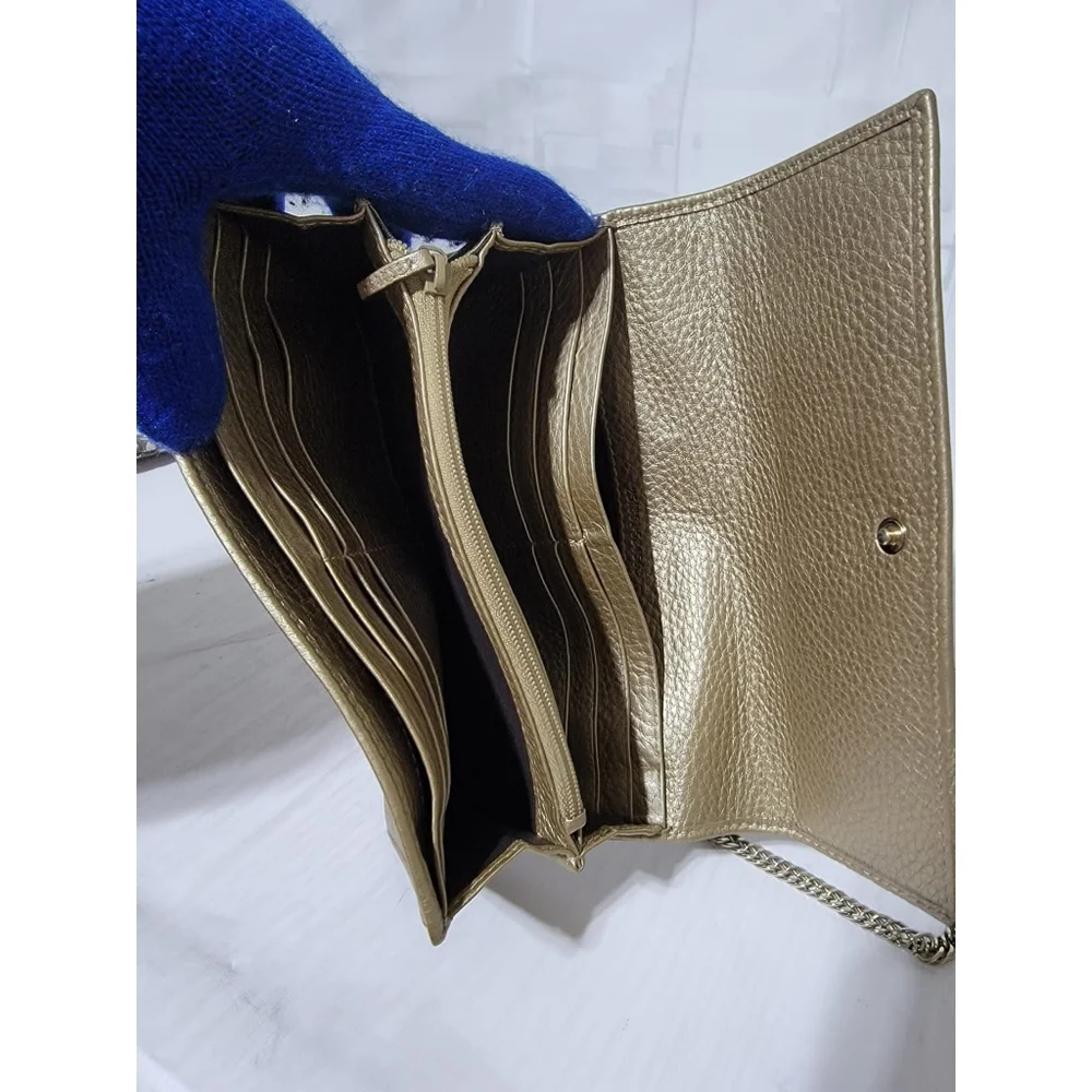 Gucci Lovely Heart Wallet Gold - Picture 16 of 16